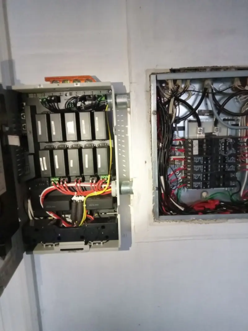 Electrical panel upgrade completed for Security Camera Wiring in Parkesburg